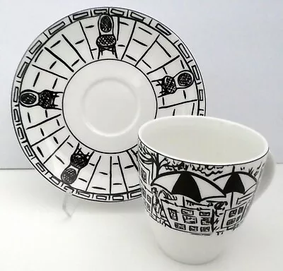 Mikasa Ultima PARISIAN SCENES Cup & Saucer Set (s) NEW WITH TAGS NWT • $9.95