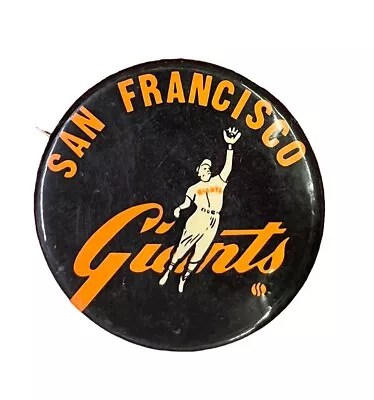 Vintage Late 1950's San Francisco Giants Baseball Pin Pinback Button Early Old • $44.99