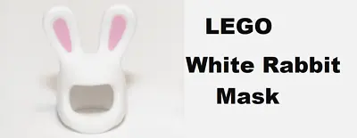 New LEGO Bunny Mask Easter Costume Alice Wondering GAME Pink Ears Rabbit Ears • £5.70