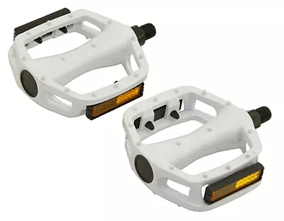 NEW ALLOY 1/2  OR 9/16  Axle Flat Platform Pedal For Track Fixie MTB Cruiser Kid • $25.99