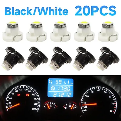 20x White T4/t4.2 Neo Wedge 2835 Led Dash A/c Heater Climate Control Light Bulbs • $9.28