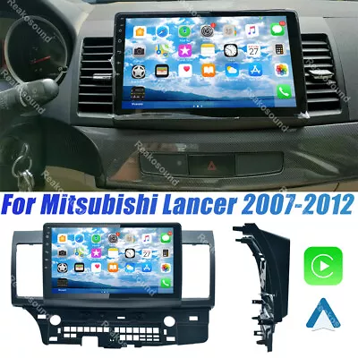 Carplay For Mitsubishi Lancer 2007-2012 10.1  Android 13.0 Car Stereo Radio GPS • $149.50