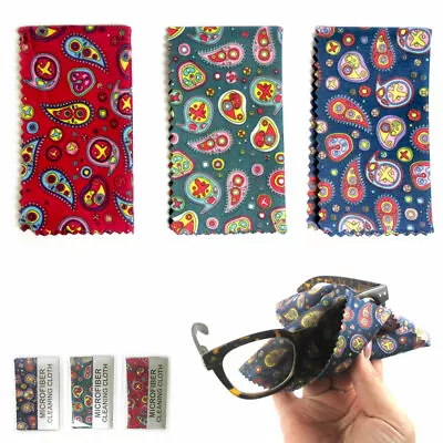3 Microfiber Cloth Cleaning Glasses Sunglasses Camera Lens LCD Screen Cellphone • $9.71