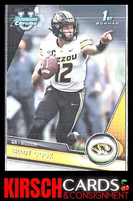Brady Cook 2023 Bowman University Chrome #131 Missouri Tigers • $2.34