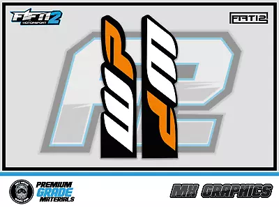 WP UPPER FORK DECALS MOTOCROSS GRAPHICS MX GRAPHICS DECALS STICKERS For KTM • $10.04