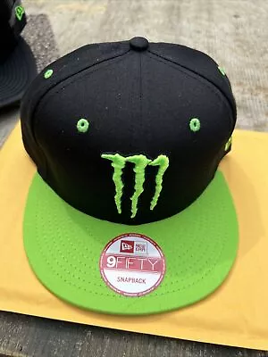 Hat Cap Monster Energy New Era Athlete Only New! 100% Authentic Black/Green 3D • $50