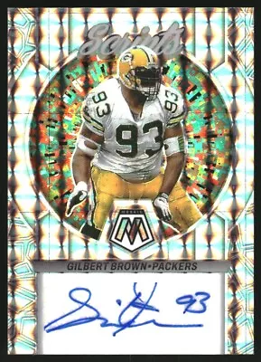 2023 Panini Mosaic Scripts #26 Gilbert Brown Auto • $15