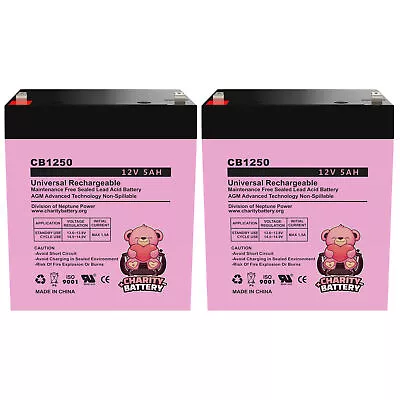 X-Treme X-140 12v 5Ah Replacement Electric Scooter SLA Battery - 2 Pack • $31.95