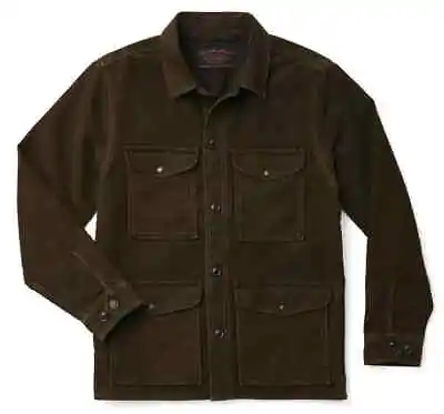 Filson Vintage Wash Moleskin Work Coat 20264378 Siberian Pocket Dark CC Soft • $199.99