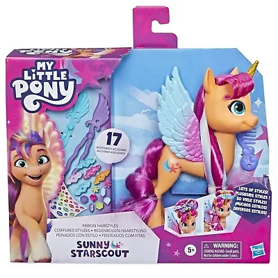 £22.95 • Buy My Little Pony Sunny Starscout Ribbon Hairstyles 15 Cm Toy - Brand New In Box