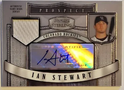 2007 Bowman Sterling #bsp-is Ian Stewart Autograph Auto Jersey Rookie • $7