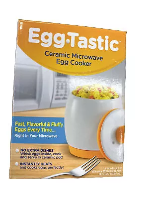 Egg-Tastic Microwave Egg Cooker & Poacher Fast Fluffy Eggs EggTastic NEW! Look! • $14.50