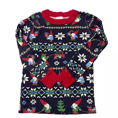 Hanna Andersson Christmas Gnomes Pajama Top Size 4 • $20