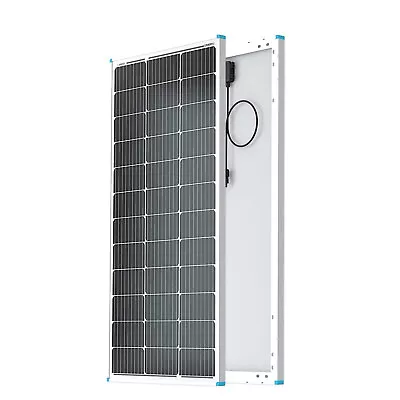 Renogy 12V 100W Solar Panel Monocrystalline PV Power Charger For RV Home Rooftop • $104.99