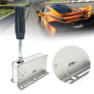 $66.49 • Buy USB Sequential Shifter PC Gearshifter Handbrake For Logitech G27 G25 G29 G920 Vq
