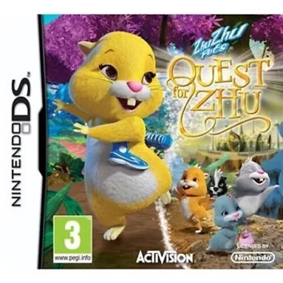 Zhu Zhu Pets Quest For Zhu Boxed (With Manual) For Nintendo DS. Cleaned Tes... • £2.48