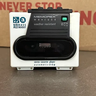 Vintage - Memorex Cassette Player With Bass Boost Wr-1650 • $25.55