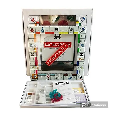 MONOPOLY Glass Edition Deluxe Board Game Tempered By WS Game Company Complete • $110.49