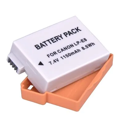 Genuine LP-E8 LPE8 Battery For Canon EOS 550D 600D 650D 700D X4 X5 T2i 1150mAh • £11.95