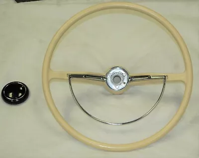 Steering Wheel Ivory Fits Volkswagen Type1 Bug Type3 Ghia • $279.99