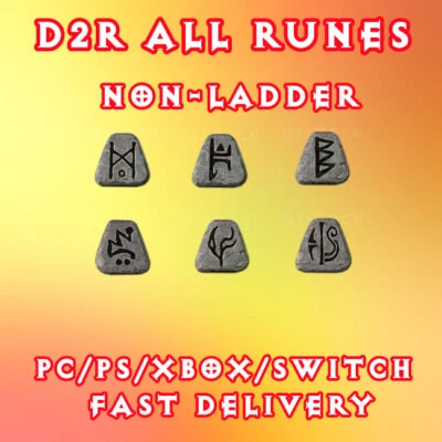 $1 • Buy BER JAH OHM SUR LO ZOD CHAM VEX💙Diablo 2 SC💙NON-Ladder💙RUNES💙PC/SWT/PS/XBOX