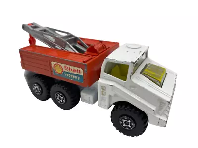 Matchbox Battle Kings Shell Recovery Truck Vehicle Red White 1975 Lesney England • $13.66