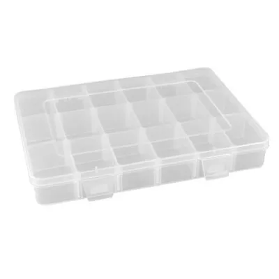 New Organiser Storage Box 18 Compartment Section & Removable Walls Diy Craft • £4.99