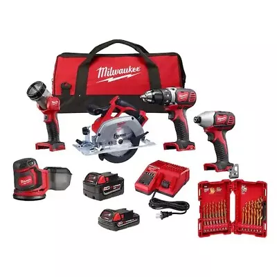 Milwaukee M18 Lithium-ion Cordless Bundle Set Includes Battery’s (23 Pieces) • $340