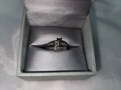 $400 • Buy 14 K White Gold Real Diamond Engagement Ring Set