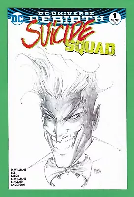 Suicide Squad #1 • Michael Turner • Aspen Comic Sketch Variant • DC Rebirth 2016 • $24.99