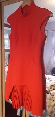 Karen Millen Orange Dress Size 8 • £12.50