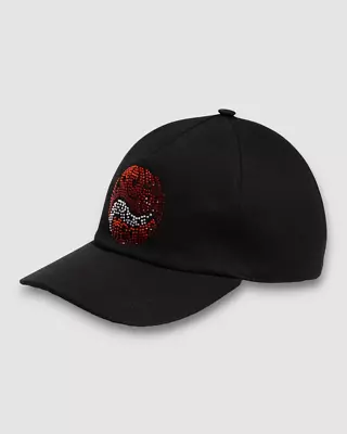 $525 Versace Mens Black Medusa Music Studded Baseball Cap Hat Size IT59/US-7 3/8 • $168.38