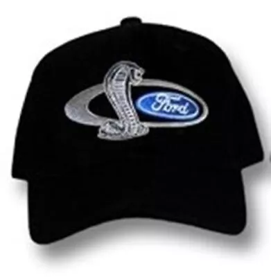 SVT Shelby Mustang Cobra Snake Hat In Black - We'll Ship It FREE To All Of USA😎 • $37.09