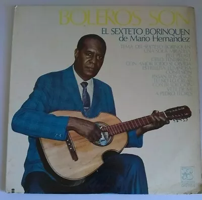 Sexteto Borinquen Boleros Son Mario Hernandez BORINQUEN DG-1154 LP VG+ #2427 • $14.99