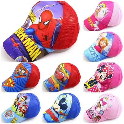 £3.59 • Buy Children Spiderman Baseball Cap Kids Sun Hat Girls Boys Summer Snapback Gift UK