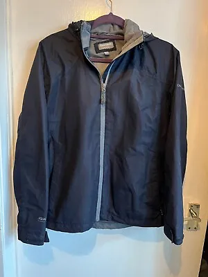 Craghoppers Navy Blue Waterproof Jacket Size 12 • £8