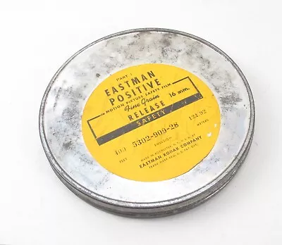 Eastman Kodak Vintage 400' Tin METAL 16mm Movie Cine Film Canister 7  - Empty • $12.95