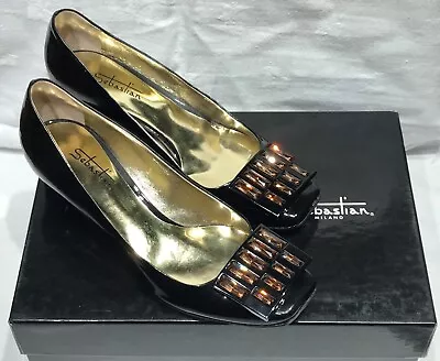 Sebastian Milano Shoes  - Patent Leather - Made In Italy - Size Uk 4 Eu 37 • £30