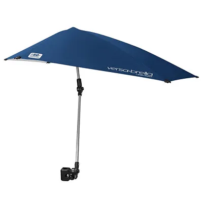 $44 • Buy Sport Brella 100cm Versa-Brella Umbrella W/Clamp Golf/Beach/Outdoors Blue