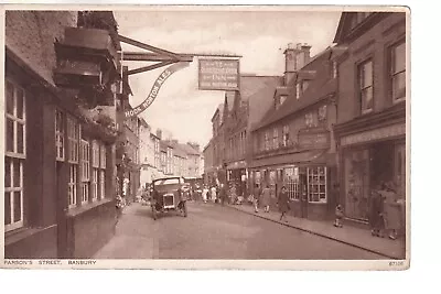 Parson's Street Banbury 1930 Postcard Olde Reine Deer Inn Hook Norton Ales • £7.99