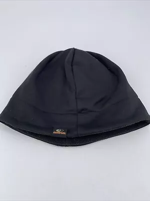 Mossy Oak Unisex Stretch FLEECE Beanie Hat Black Hunting #7074 EUC • $9.95