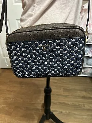 Michael Kors Brown/navy Crossbody  • $40