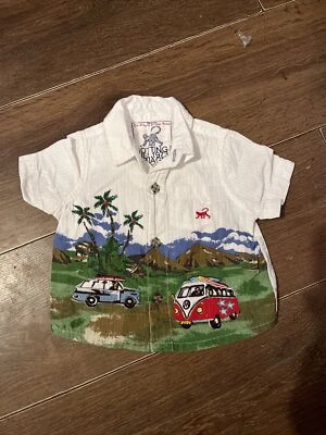 £3 • Buy Baby Boys Monsoon Shirt Age 3-6 Months 