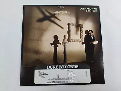 John Martyn 1982 Well Kept Secret Vinyl LP Record - PROMO Timing Sticker • $4.99