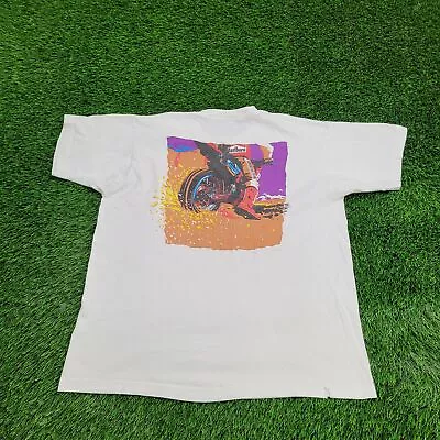 Vintage Marlboro Adventure Team Pocket Shirt XL-Short 23x27 Dirt Bike Racing BMX • $148.77