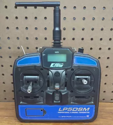 E-Flite LP5DSM Proportional 5 Channel Transmitter 2.4 GHz Remote Control Only • $39.99