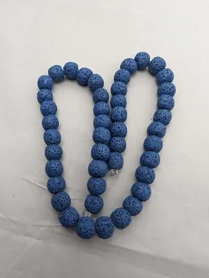 Lava Beads Gemstone Beads Pink Blue Or Cream • £4.20