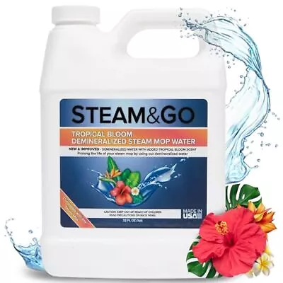 Steam & Go - Demineralized Water For Steam Cleaner Pvc-free Floor Cleaner Liqui • $13.85