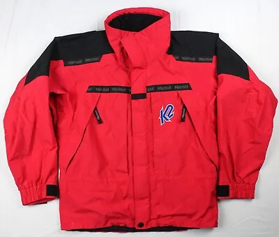 Marmot Gore-Tex Embroidered K2 Ski Logo Full Zip Parka Jacket Small Red • $29.99