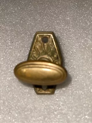 Antique Walford Astoria Russel & Erwin Solid BRASS Mortise Lock THUMB  Knob • $25